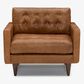 Joybird Eliot Leather Chair in Santiago Ale, , large