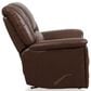 Flexsteel Plush Manual Gliding Recliner in Tavern Brown, , large