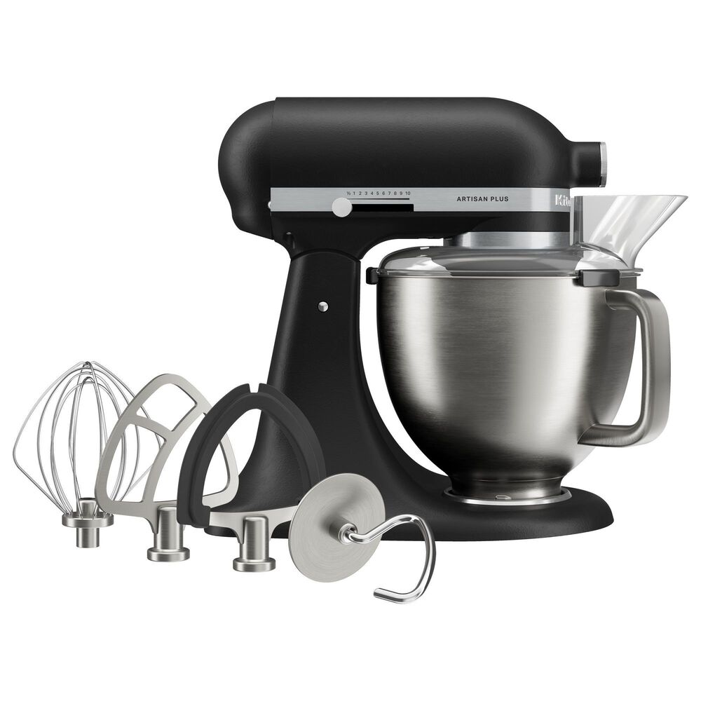 KitchenAid Artisan Plus 5-Quart Stand Mixer in Black Matte, , large