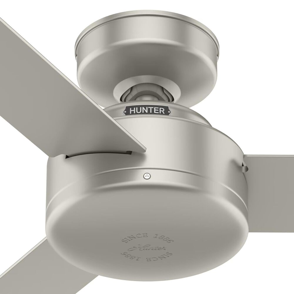 Hunter Presto 52&quot; Ceiling Fan in Matte Nickel, , large