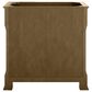 James Martin Vanities Brookfield 36" Single Bathroom Vanity in Honey Oak with 3 cm Arctic Fall Solid Surface Top and Rectangular Sink, , large