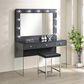 Pacific Landing 47" Vanity Set with LED Accent in Grey High Gloss and Clear, , large