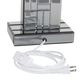 Maple and Jade Glam Table Lamp with Rectangular Shade in Silver, , large