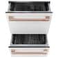 Cafe 4pc Kitchen Package with Refrigerator, Range, Microwave and Dishwasher in White, , large