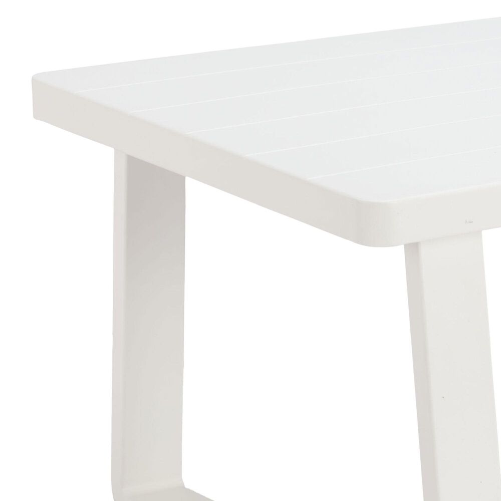 Zuo Modern Welt Patio Coffee Table in White, , large