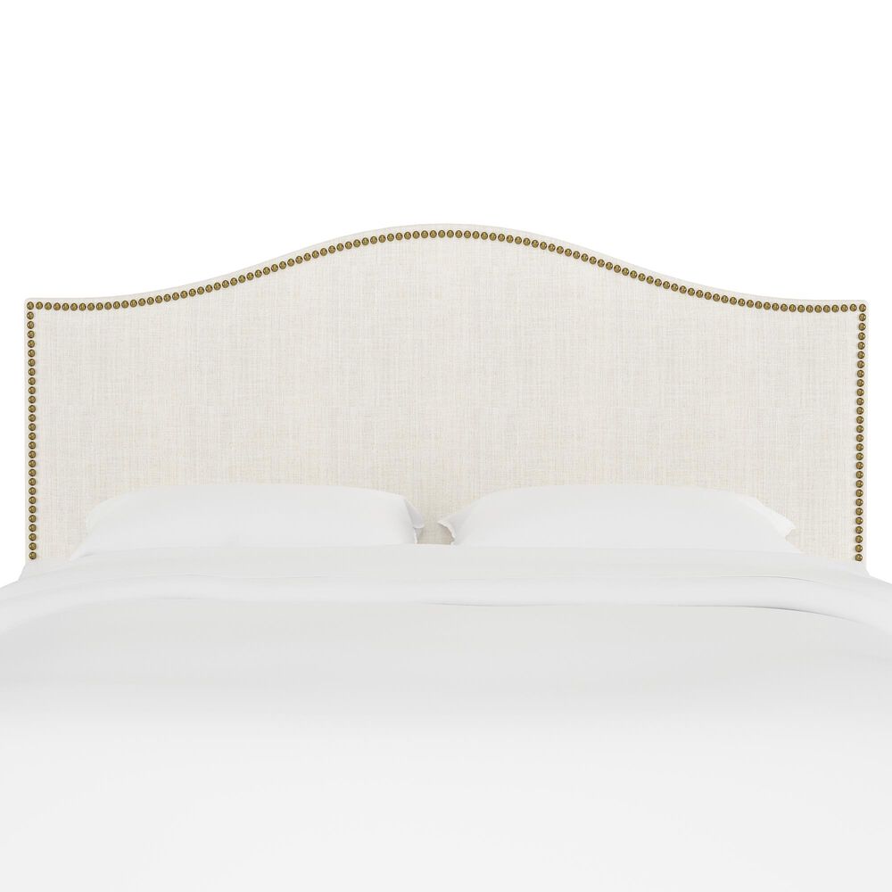 Skyline Furniture Queen Headboard in Linen Talc, , large