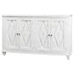 Rustic Root Diamond 4-Door Curio Cabinet in Sierra White, , large
