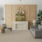 Nourison Courtyard Ivory and Silver 10" Square Indoor/Outdoor Area Rug, , large