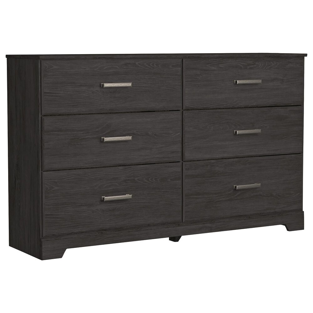 Ashley Belachime 6 Drawer Dresser in Dark Charcoal, , large