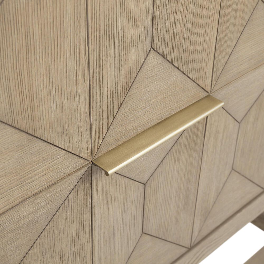 James Martin Vanities Emmeline 36" Single Bathroom Vanity in Pebble Oak with 3 cm Eternal Jasmine Pearl Quartz Top and Rectangular Sink, , large