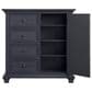 Oxford Baby Weston 2-Piece Crib and Chifferobe Nursery Set in Midnight Slate, , large