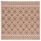 Safavieh Martha Stewart Cyprus 6"7" Square Camel and Beige Area Rug, , large