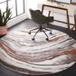 Safavieh Cyrus Shag CYR134F CYRUS SHAG 6"7" Round Grey and Rust Area Rug, , large