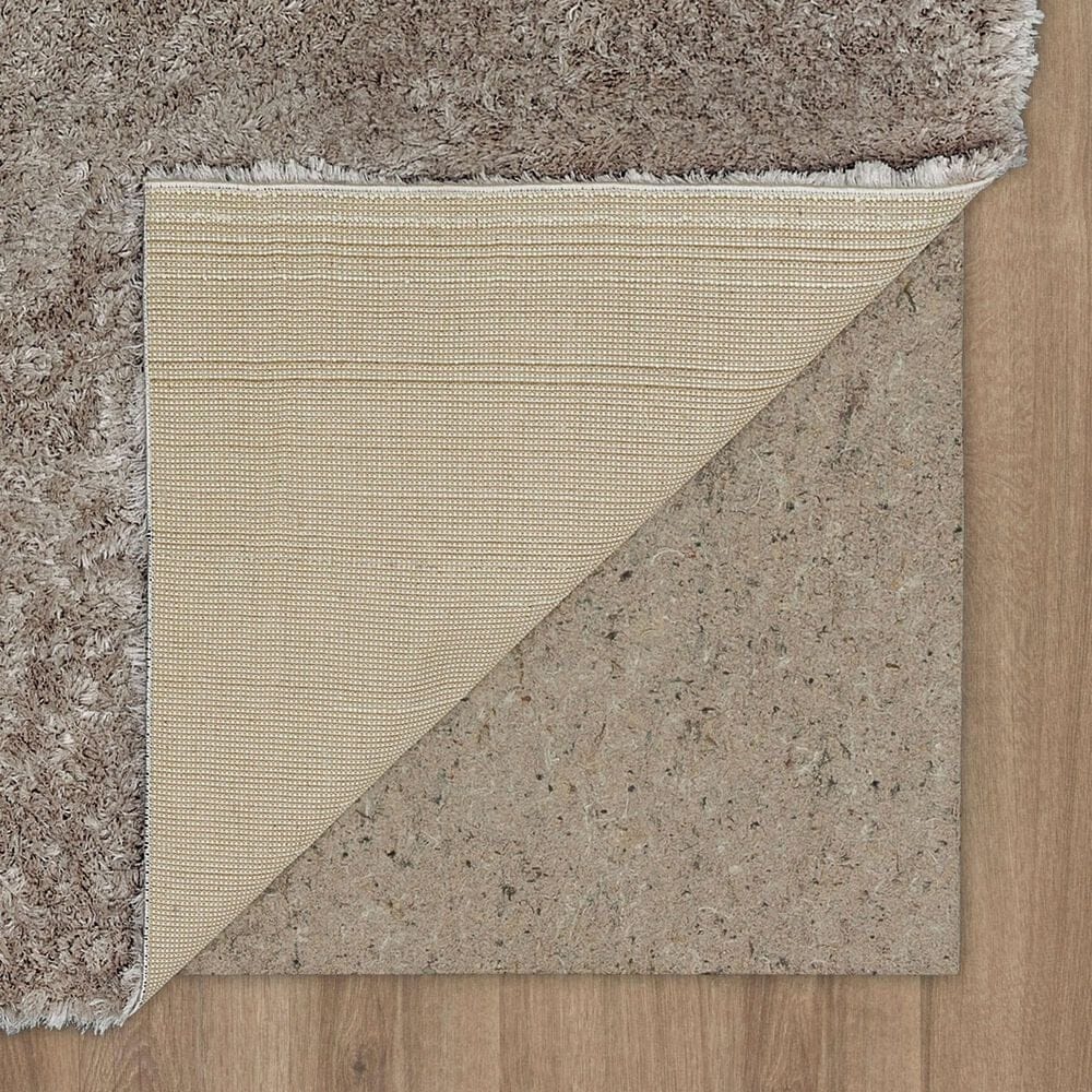 Karastan Billow Shag 5&#39;3&quot; x 8&#39; Taupe Area Rug, , large