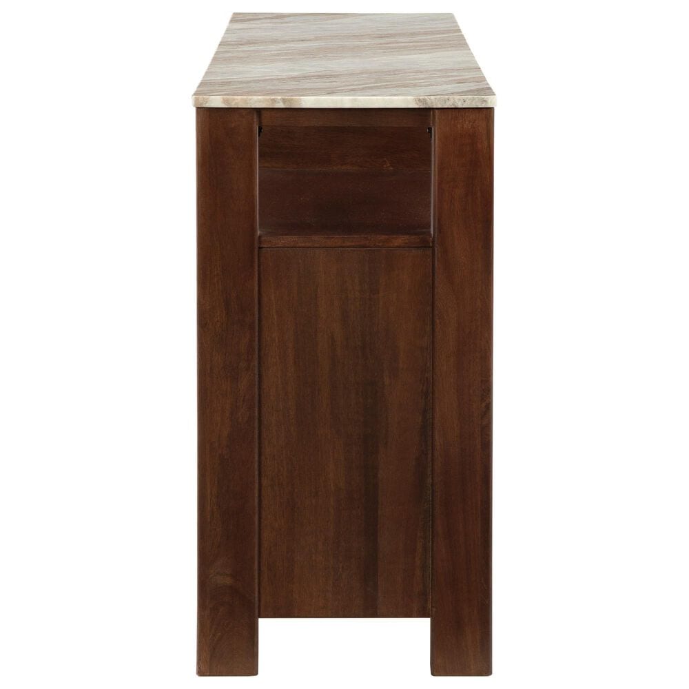 Ashley Tobinville Accent Cabinet in Taupe, White, Gray and Dark Brown, , large