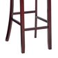 Linon Home Decor Torino Soho Bar Stool in Merlot, , large
