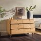 Walker Edison Sloane 6-Drawer Dresser in Natural Pine, , large
