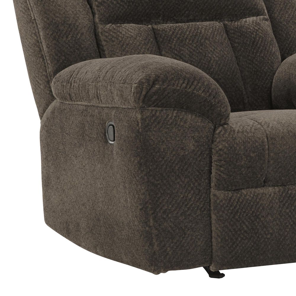 Ashley Frohn Manual Rocker Recliner in Chocolate, , large