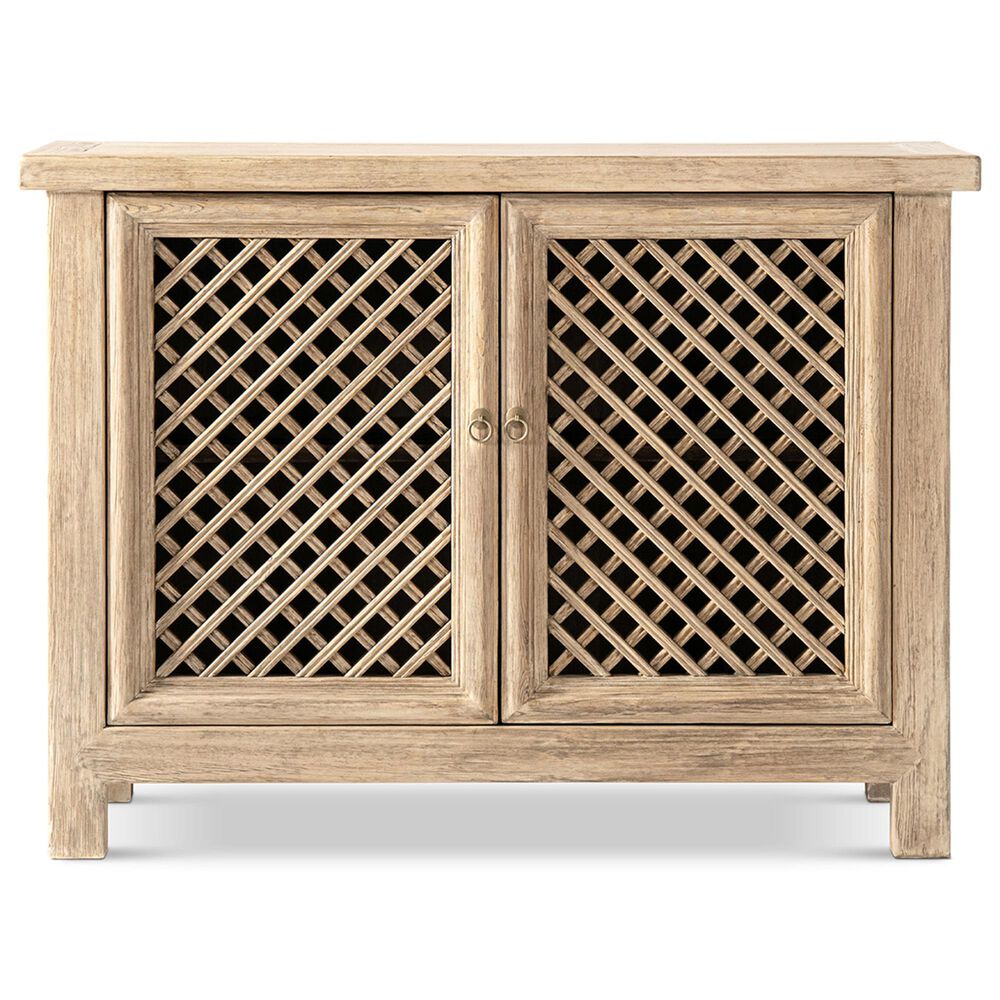 Jennifer Taylor Home Arden 51" 2-Door Accent Storage Cabinet in Heritage Light Natural Brown, , large