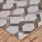 Feizy Fannin 9"6" x 13"6" Steel and Storm Area Rug, , large