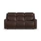 Flexsteel Alister Gliding Power Reclining Sofa with Headrest and Lumbar in Burnt Umber, , large