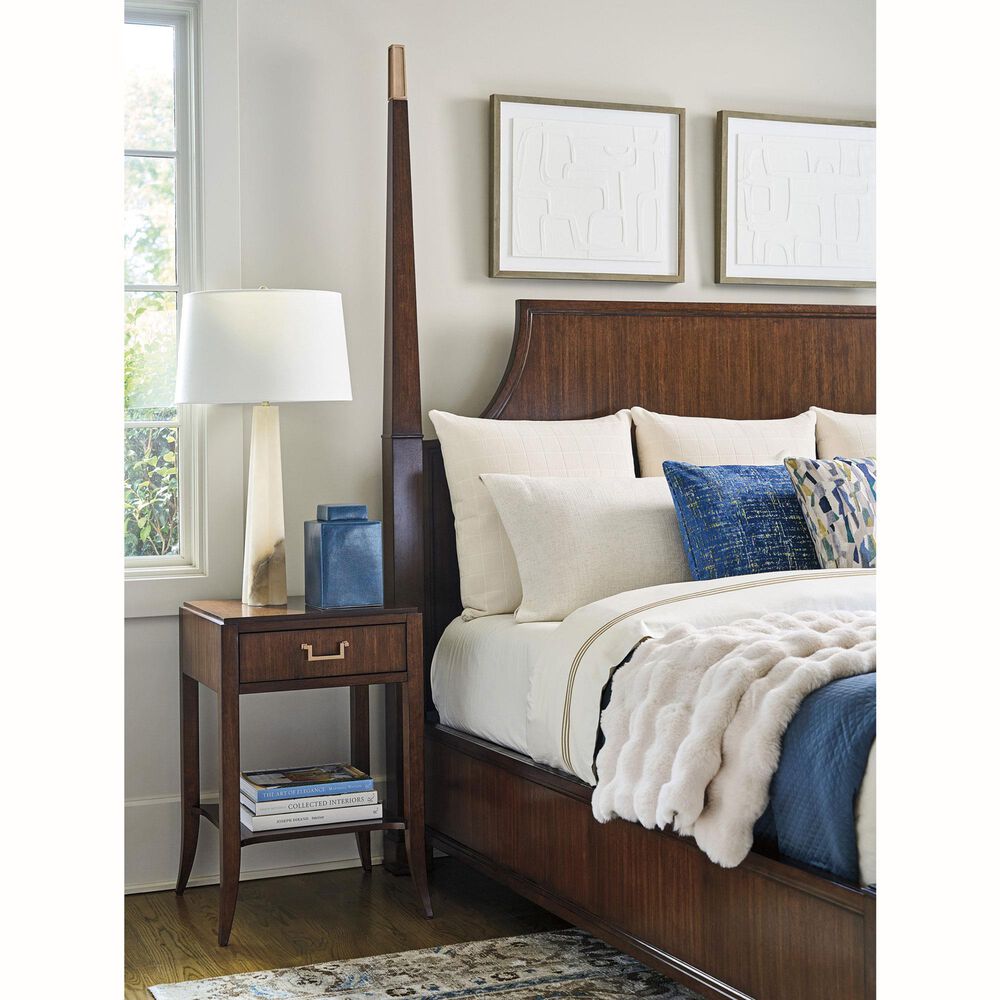 Lexington Furniture Rendezvous Vera 1-Drawer Nightstand in Sable Brown, , large
