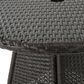 Hearth and Haven Corsica Patio Bistro Table in Brown, , large