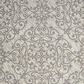 Nourison Damask DAS01 2"3" x 3"9" Ivory and Grey Area Rug, , large