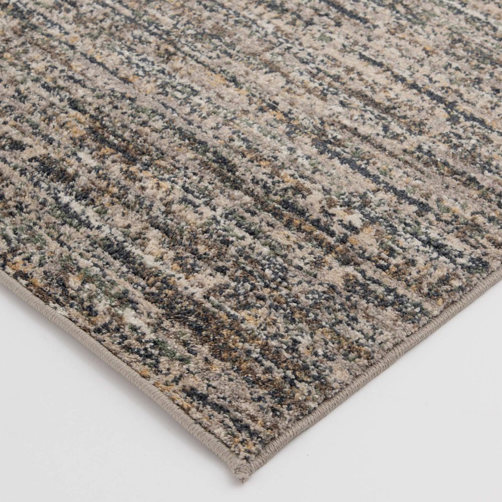 Central Oriental Minerva Mitch 7&#39;10&quot; x 9&#39;10&quot; Storm and Vintage Blue Area Rug, , large