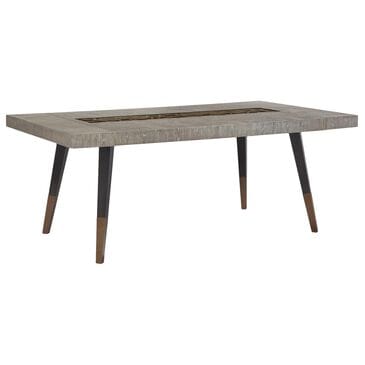 Nicolette Home Ryker Rectangular Dining Table in Black, Grey, and Aged Brass, , large