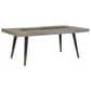 Nicolette Home Ryker Rectangular Dining Table in Black, Grey, and Aged Brass, , large