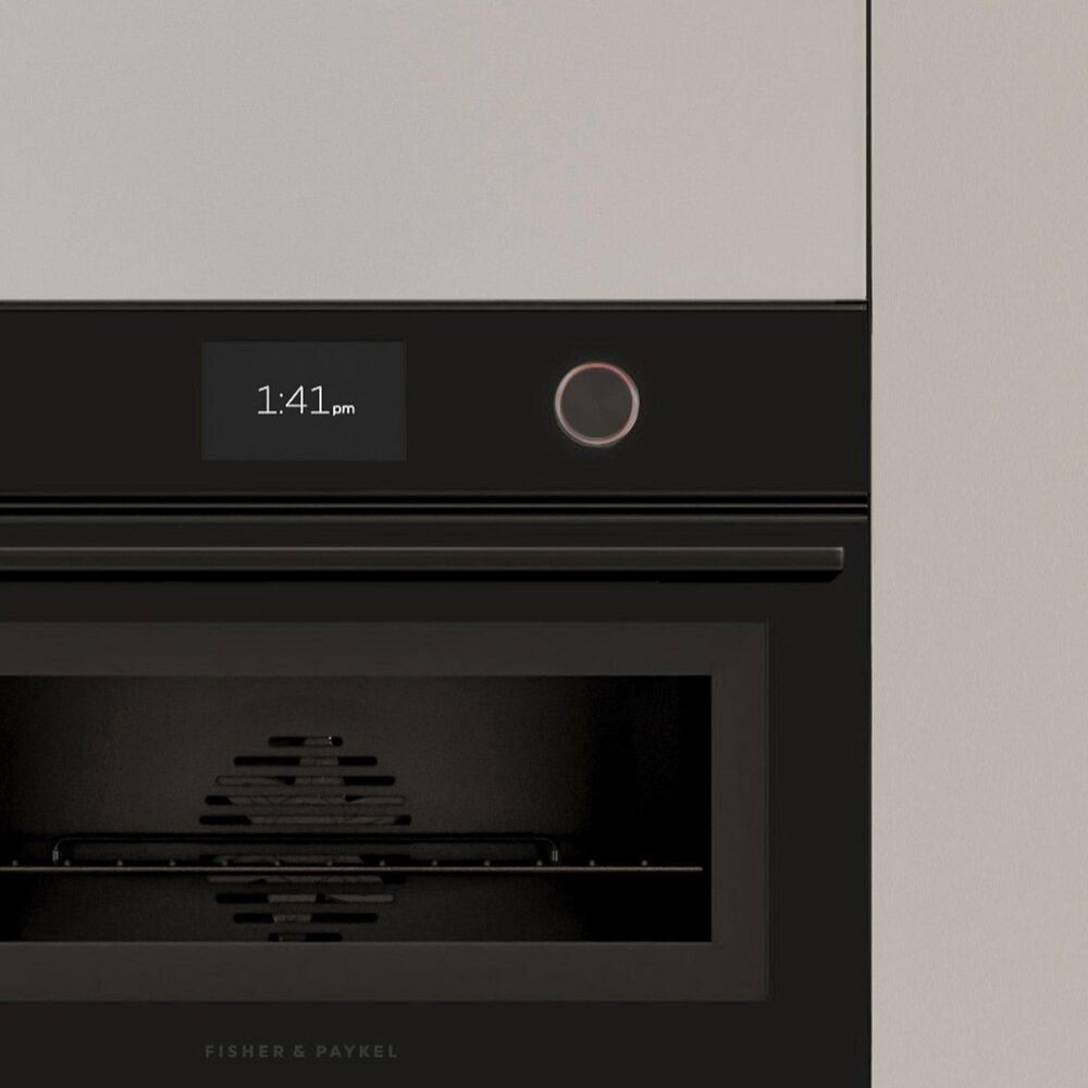 Fisher &amp; Paykel 24 Single Electric Wall Oven with 23-Function and Convection in Black, , large
