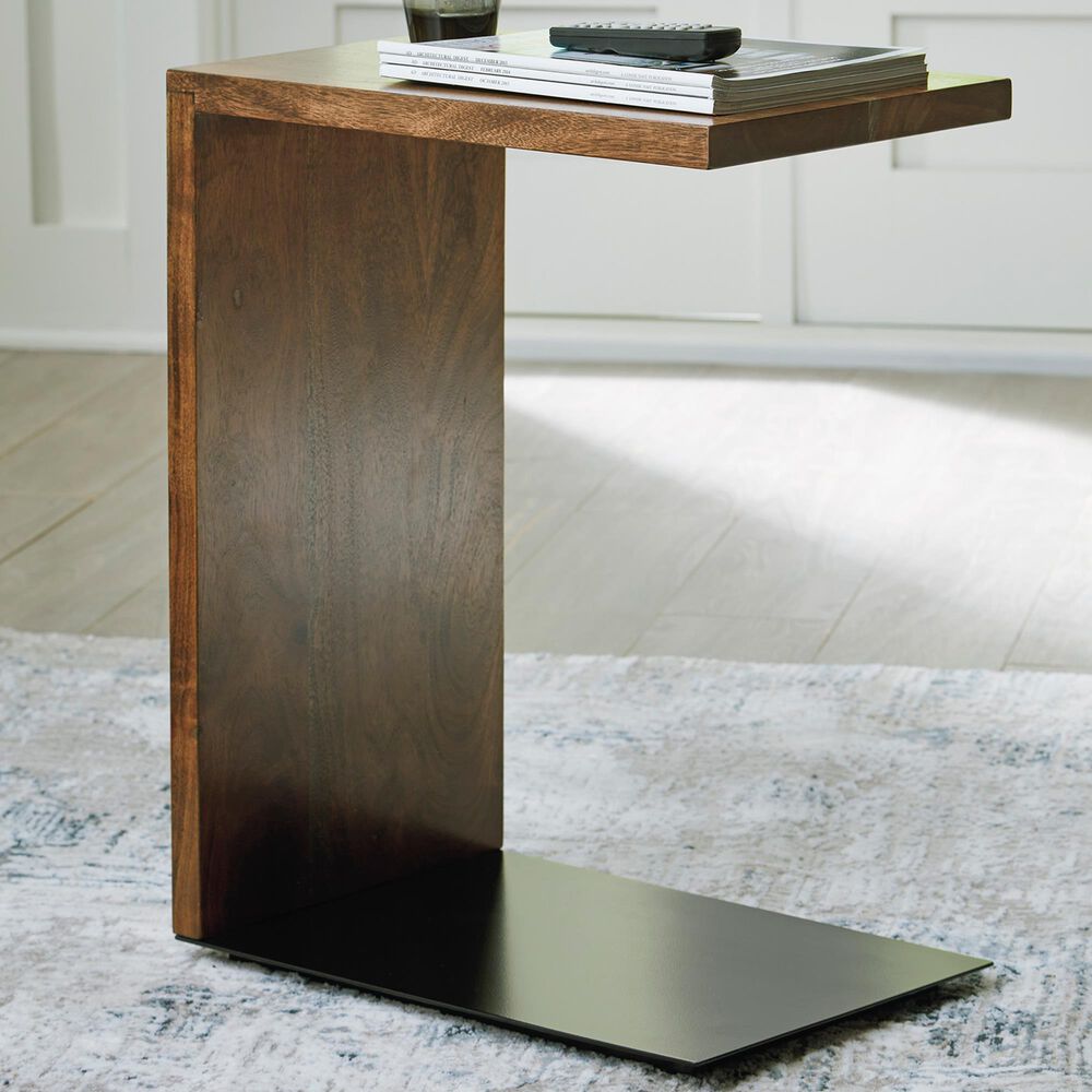 Ashley Wimshaw Accent Table in Brown and Black, , large