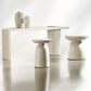 Bernhardt Antibes 24" Round End Table in Pumice, , large