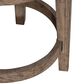 Belle Furnishings City Scape Upholstered Swivel Console Stool in Burnished Beige, , large
