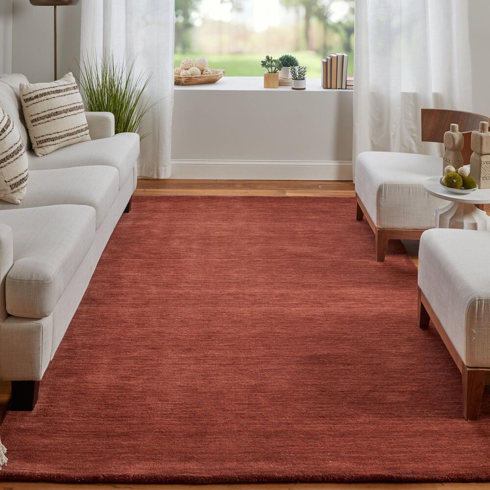 Feizy Luna 8&#39; x 11&#39; Rust Area Rug, , large