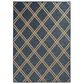 Trisha Yearwood Rug Collection Gather Minot 6"7" x 9"6" Cobalt and Natural Area Performance Rug, , large