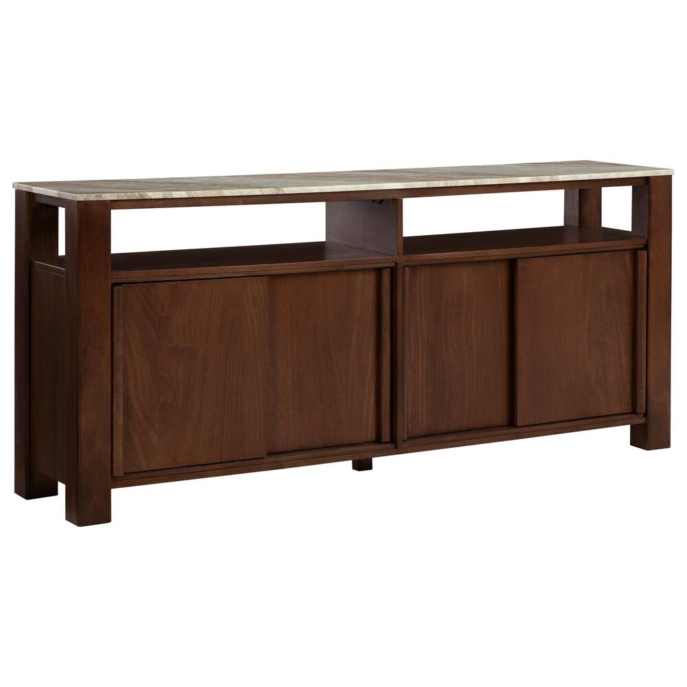 Ashley Tobinville Accent Cabinet in Taupe, White, Gray and Dark Brown, , large