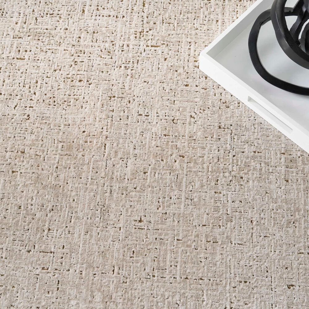 Nourison Grand Street GRN03 Ivory and Beige 9&#39; x 12&#39; Area Rug, , large
