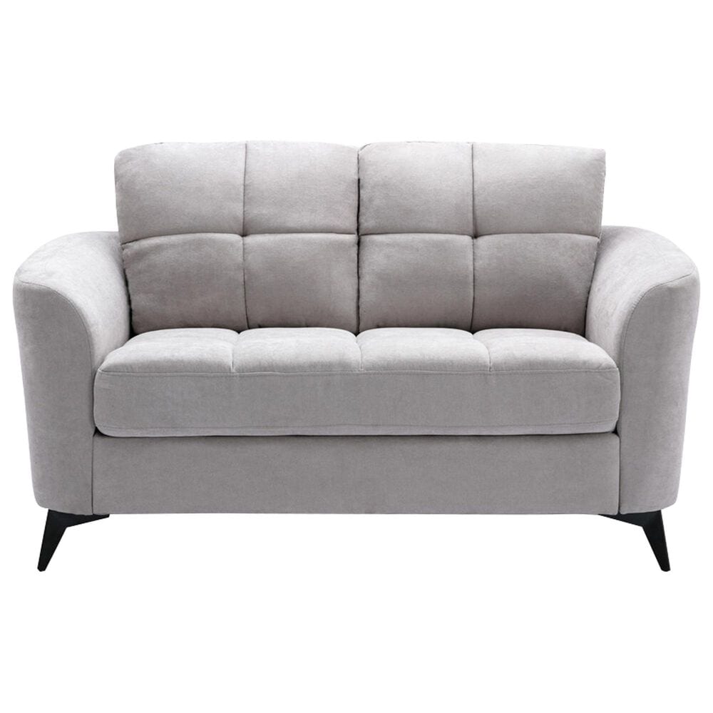 HOMLUX Sofa and Loveseat Set with Tufted Cushion in Light Gray, , large