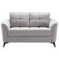 HOMLUX Sofa and Loveseat Set with Tufted Cushion in Light Gray, , large