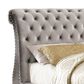 Furniture of America Earnest Queen Upholstered Bed in Gray, , large