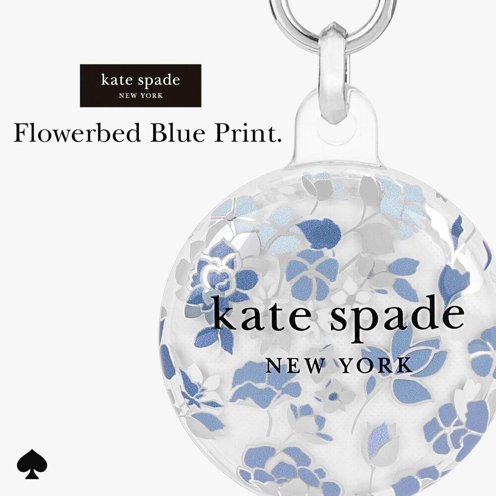 Kate Spade Keychain Holder for Apple AirTag in Flowerbed Blue, , large