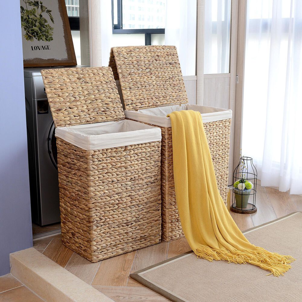 Timberlake Laundry Hampers in Natural &#40;Set of 2&#41;, , large