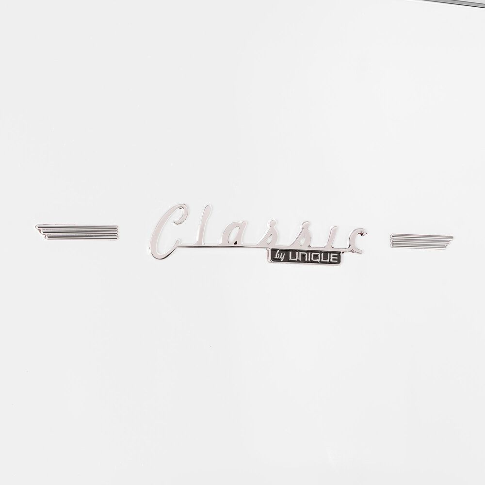 Unique Appliances Classic Retro 17 Cu. Ft Bottom Mount Refrigerator in Marshmallow White, , large