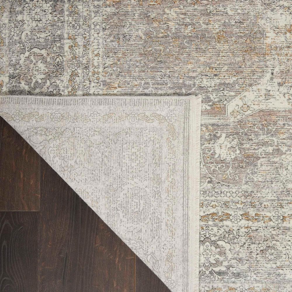 Nourison Starry Nights STN03 9&#39; x 12&#39; Silver and Cream Area Rug, , large