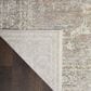 Nourison Starry Nights STN03 9" x 12" Silver and Cream Area Rug, , large