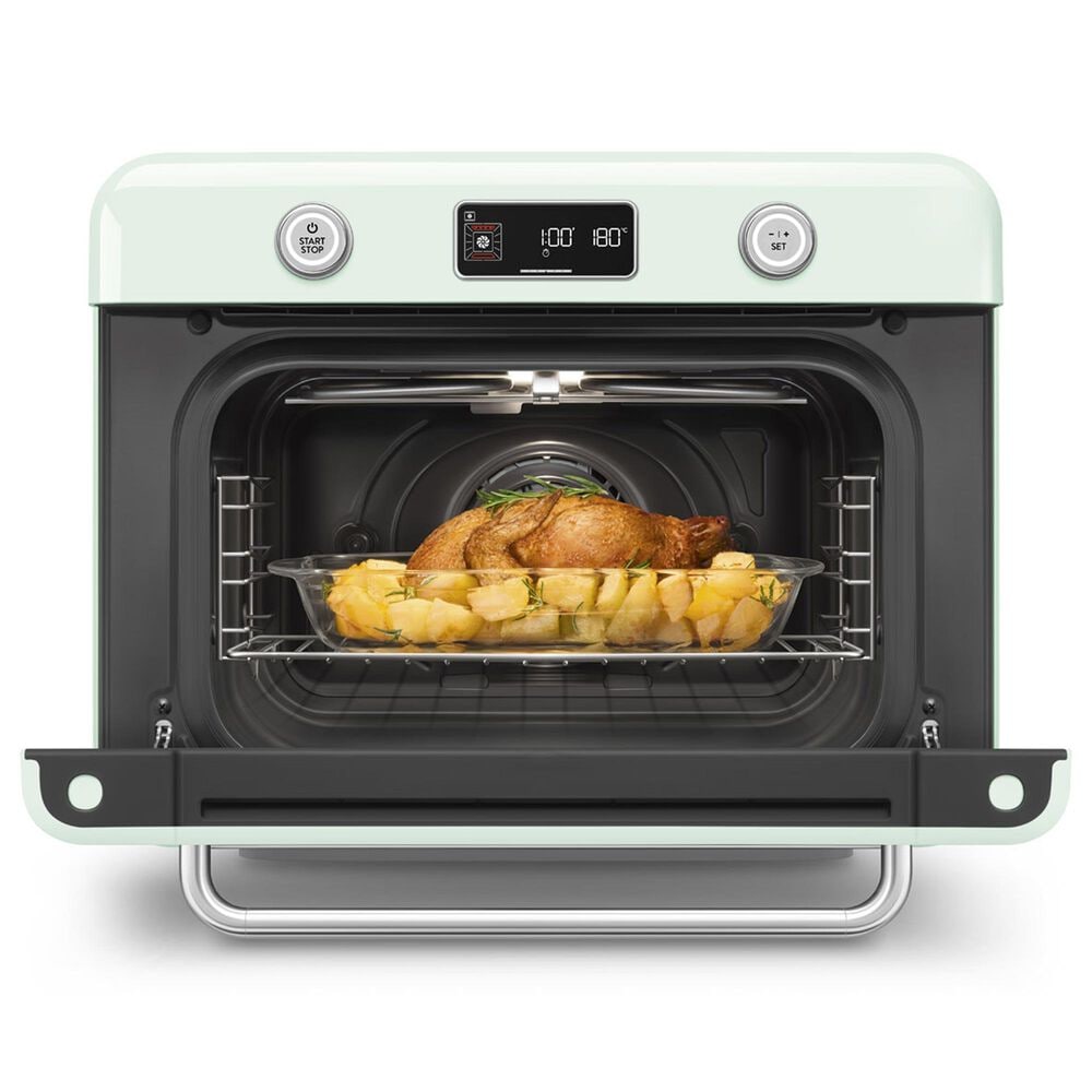 SMEG 1.06 Cu. Ft. Countertop Combi Steam Oven in Pastel Green, , large
