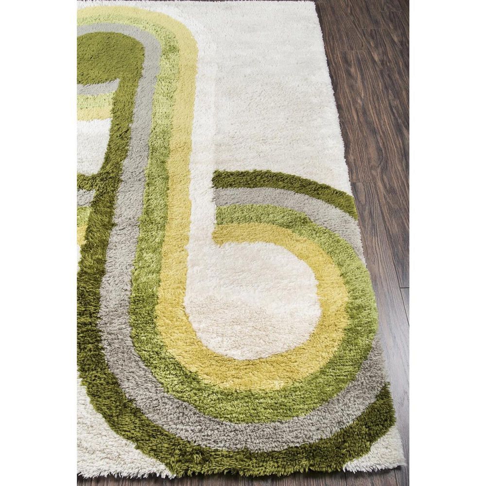 Novogratz Retro RET-3 3&#39;6&quot; x 5&#39;6&quot; Green Area Rug, , large