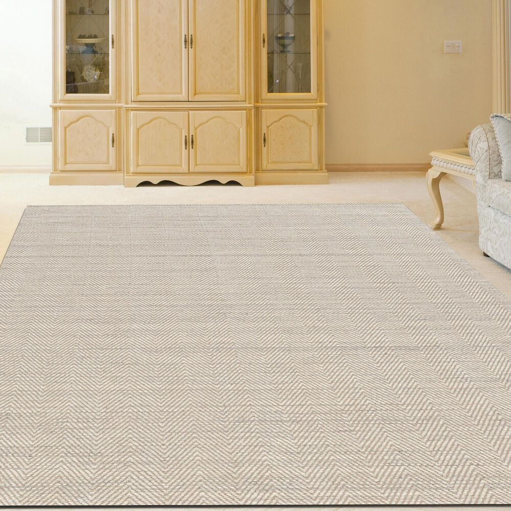 Radici USA Naturale 020 8&#39; x 10&#39; Grey Area Rug, , large